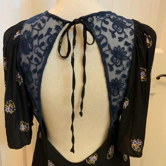 NWT Free People Mockingbird mini lace inset sz 6 - Picture 6 of 7